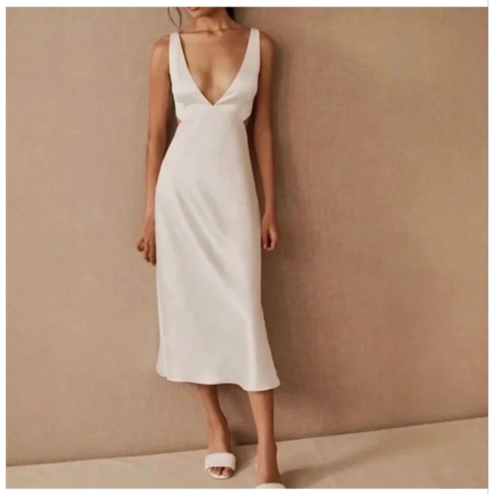 Sachin & Babi Sierra Satin Effect Midi Dress